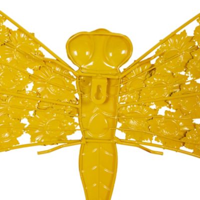 Image showing  Set of 2 Yellow Metal Farmhouse Garden Wall Decor, 25 in., 27 in,