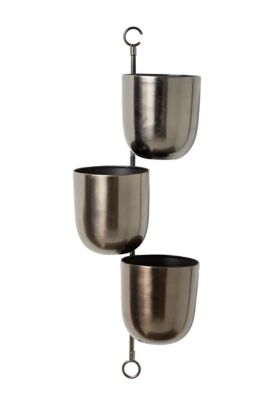 Image showing  Metal Indoor Outdoor Layered Wall Planter