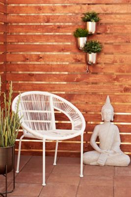 Image showing  Metal Indoor Outdoor Layered Wall Planter