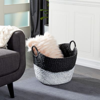 Harper & Willow Large Seagrass Basket, 21.5 in. L x 17 in. W x 18.5 in. H, 2.7 lb.