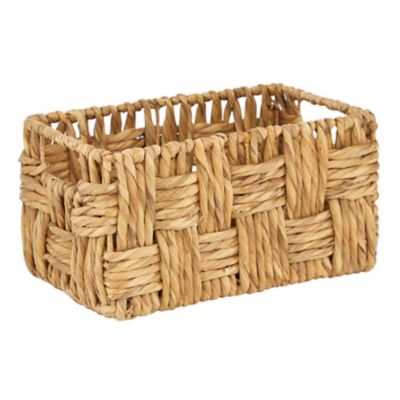 Image showing  Rectangular Wicker and Metal Baskets, 2 pc.