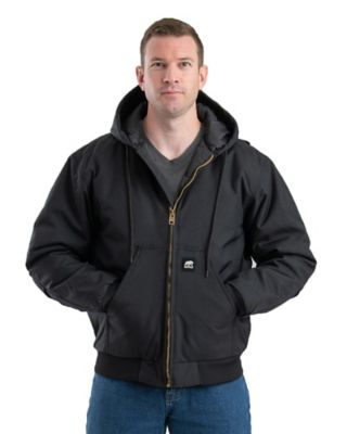 Berne Men's Icecap Arctic Nylon Hooded Insulated Jacket