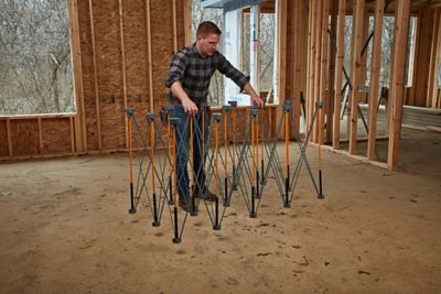 Image showing 6 th Bora 6,000 lb. Capacity Centipede 15-Strut Multi-Use Workstation with Accessories, 4 ft. x 8 ft.