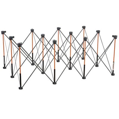Bora 4,500 lb. Capacity Centipede 12-Strut Multi-Use Work Stand with Accessories, 4 ft. x 6 ft.