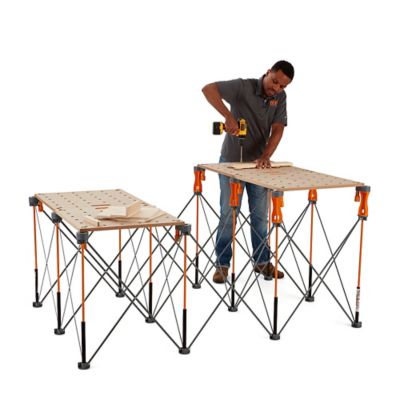 Image showing  4,500 lb. Capacity Centipede 12-Strut Multi-Use Work Stand with Accessories, 4 ft. x 6 ft.