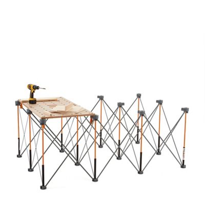 Image showing  4,500 lb. Capacity Centipede 12-Strut Multi-Use Work Stand with Accessories, 4 ft. x 6 ft.