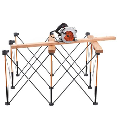 Image showing  3,500 lb. Capacity Centipede 9-Strut Multi-Use Workstation with Accessories, 4 ft. x 4 ft.