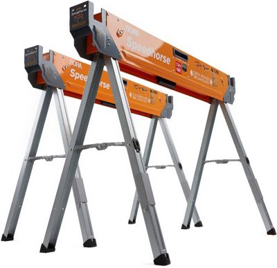 Bora 45 in. x 30 in. 1,500 lb. Capacity Speedhorse Heavy-Duty Sawhorse, 2-Pack