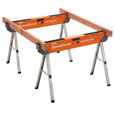 Image showing  45 in. x 30 in. 1,500 lb. Capacity Speedhorse Heavy-Duty Sawhorse, 2-Pack