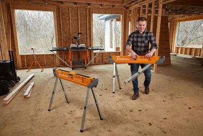 Image showing  45 in. x 30 in. 1,500 lb. Capacity Speedhorse Heavy-Duty Sawhorse, 2-Pack