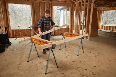 Image showing 5 th Bora 45 in. x 30 in. 1,500 lb. Capacity Speedhorse Heavy-Duty Sawhorse, 2-Pack