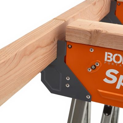 Image showing 8 th Bora 45 in. x 30 in. 1,500 lb. Capacity Speedhorse Heavy-Duty Sawhorse, 2-Pack