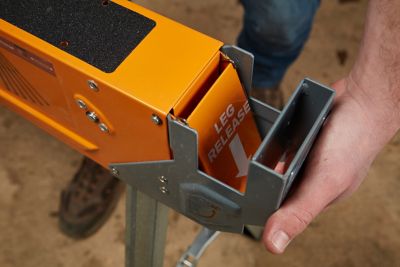 Image showing 9 th Bora 45 in. x 30 in. 1,500 lb. Capacity Speedhorse Heavy-Duty Sawhorse, 2-Pack