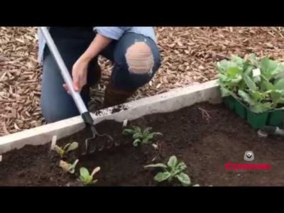 Image showing  40 in. Extended Reach 2-Prong Weeder with ComfortGEL Grip