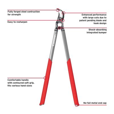 Details about   Corona NEW LIGHTWEIGHT 31'' DUALCUT Bypass Lopper 2''CUT Capacity FREE-SHIPPING! 