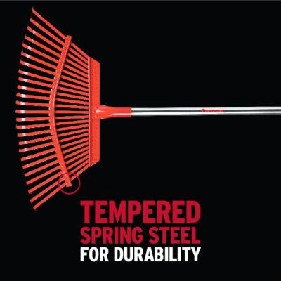 Image showing  19 in. Steel Fixed Tine Leaf Rake