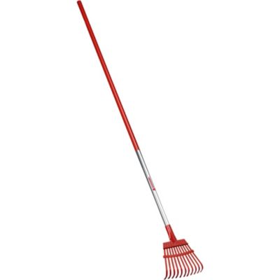 Corona 8 in. Steel Fixed Tine Shrub Rake