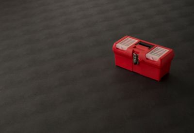 Image showing  Levant Roll-Out Vinyl Garage Flooring, 55 Mil