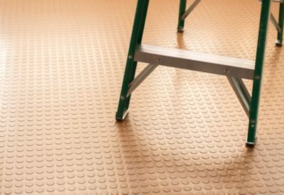 Image showing  Coin Roll-Out Vinyl Garage Flooring, 75 Mil