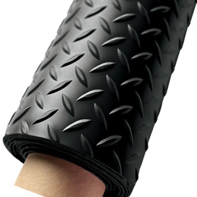 Image showing  Diamond Tread Roll-Out Vinyl Garage Flooring, 75 Mil