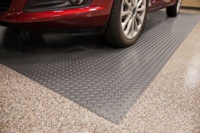 Image showing 6 th G-Floor Diamond Tread Roll-Out Vinyl Garage Flooring, 75 Mil