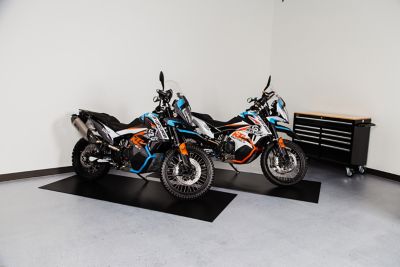 Image showing  Motorcycle Mat Garage Floor Protector