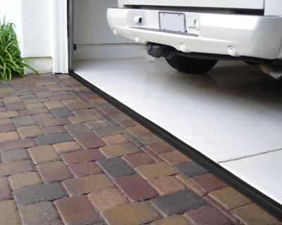 Image showing  Garage Door Threshold Trim, 16 ft., Midnight Black