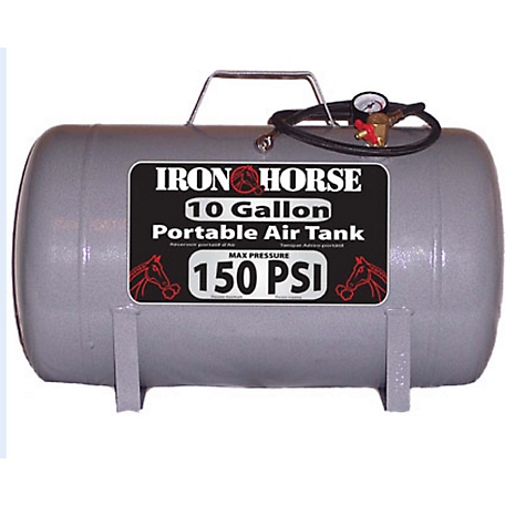 Iron Horse 10 gal. Portable Air Tank, 150 PSI