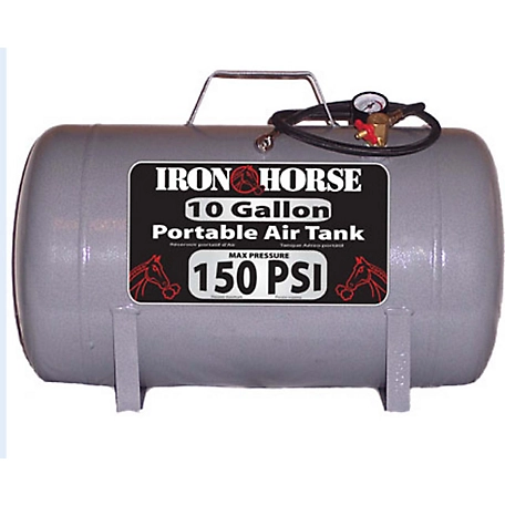 Iron Horse 10 gal. Portable Air Tank, 150 PSI