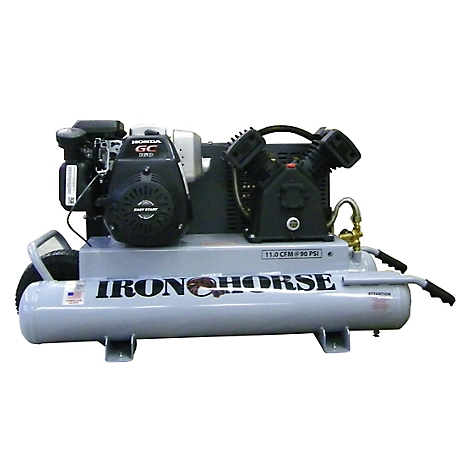 Iron Horse 5 HP 10 gal. Twin Tank Air Compressor
