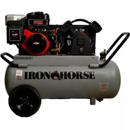 Iron horse 6 HP 25 gal Portable horizontal air compressor Portable Air Compressors