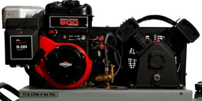 Image showing  6 HP 25 gal. Portable Horizontal Air Compressor