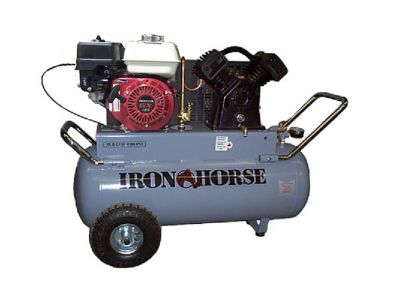 Iron Horse Portable Horizontal Air Compressor, IHP55G25H1