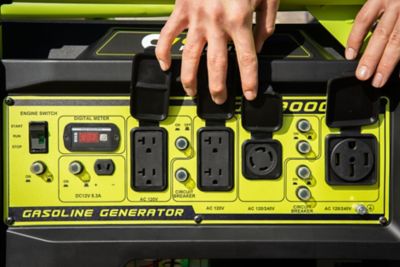 Image showing 6 th Green-Power America 13,000/10,000-Watt Gasoline Powered Portable Generator