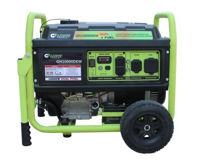 Green-Power America 10,000/7,500-Watt Dual-Fuel Generator