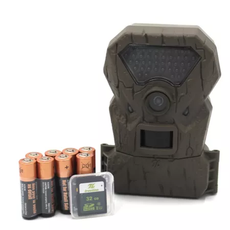 Treeline 20 MP ZD Trail Camera Combo with 32GB SD Card 8 AA Batteries and Spare Battery Tray Trail Cameras