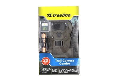 Image showing  20 MP ZD Trail Camera Combo with 32GB SD Card, 8 AA Batteries and Spare Battery Tray