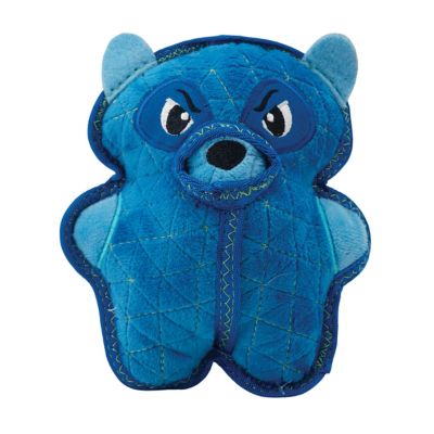 Outward Hound Xtreme Seamz Raccoon Dog Toy, Blue