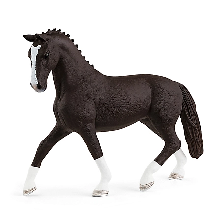 Schleich Hannoverian Mare Horse Figure Toy, Black