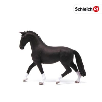 Image showing  Hannoverian Mare Horse Toy Figurine, Black