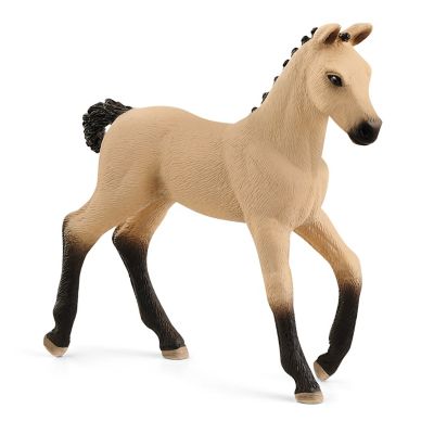 Schleich Hannoverian Foal Horse Figure Toy, Red Dun