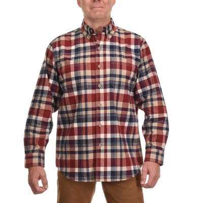 Ridgecut Men's Long-Sleeve Heavy Plaid Flannel Shirt at Tractor Supply Co.
