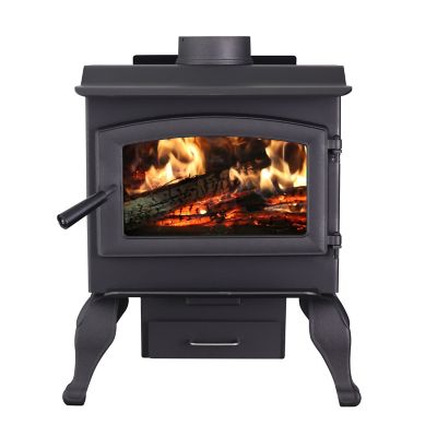 US Stove Wood-Burning Defender Stove on Legs, For 1,200 sq. ft. Rooms