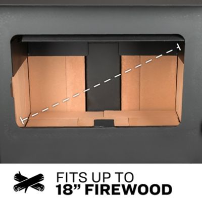 Image showing 5 th US Stove Wood-Burning Defender Stove on Legs, 1,200 sq. ft., 68,000 BTUs