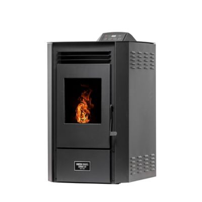 US Stove Pellet Space Saver Stove with and Compact Cabinet, 2,000 sq. ft.,  50 lb. Hopper at Tractor Supply Co.