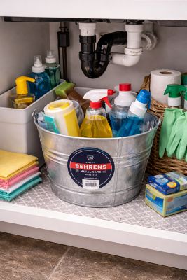 Image showing 1 th Behrens HD Galvanized Utility Pail, C17