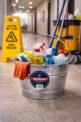 Image showing 2 th Behrens HD Galvanized Utility Pail, C17