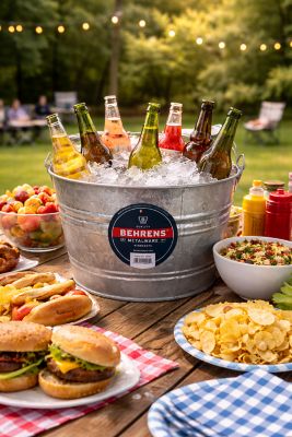 Image showing 5 th Behrens HD Galvanized Utility Pail, C17