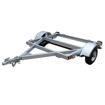 Stirling 820 lb. Capacity 4 ft. x 4 ft. Single Axle Galvanized Kit Trailer