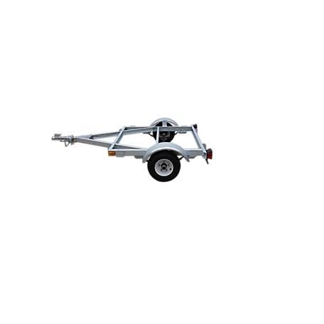 Stirling 820 lb. Capacity 4 ft. x 4 ft. Single Axle Galvanized Kit Trailer